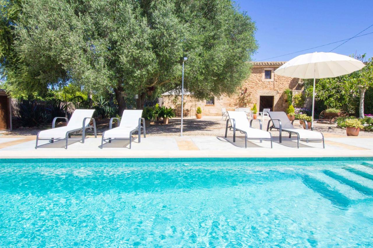 Preciosa Finca Rustica Con A/C Y Piscina Exclusiva Algaida  Exteriör bild